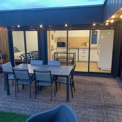 Accès à la terrasse